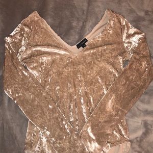 velvet bodysuit never worn